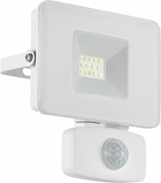 LED-ulkoseinävalaisin/-valonheitin Eglo Faedo 135x110 mm liiketunnistimella valkoinen
