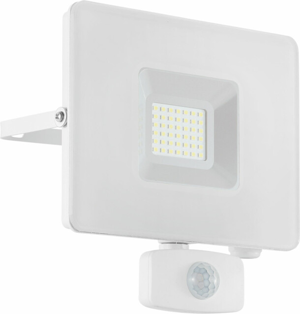 LED-ulkoseinävalaisin/-valonheitin Eglo Faedo 190x175 mm liiketunnistimella valkoinen