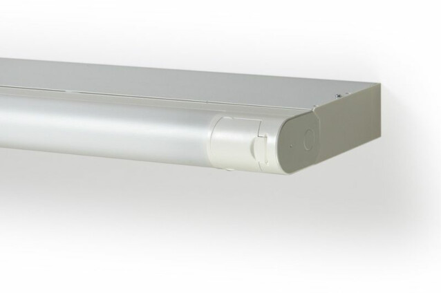 LED-yleisvalaisin Ensto Jono AVR66, IP44, 600mm, 7W/840, pistorasialla ja pölysuojalla