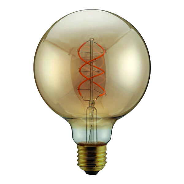 LED-Lamppu Finvalo Vintage filamentti E27 5W 2000K ruskea