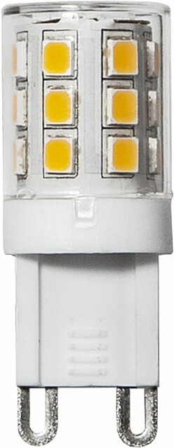 LED-lamppu Star Trading Halo-LED 344-04-1, Ø16x42mm, G9, 2.5W, 2700K, 290lm