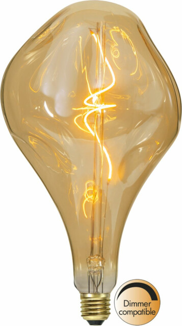 LED-lamppu Star Trading 354-27-4 Industrial Vintage, Ø165x280mm, E27, meripihka, 3.8W, 2000K, 220lm