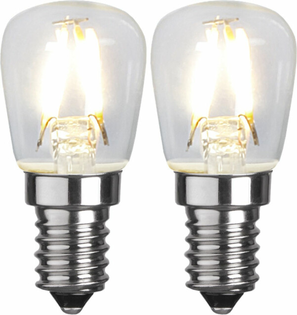 LED-lamppu Star Trading 352-41-2, Ø26x58mm, E14, kirkas, 1.3W, 2700K, 110lm, 2 kpl