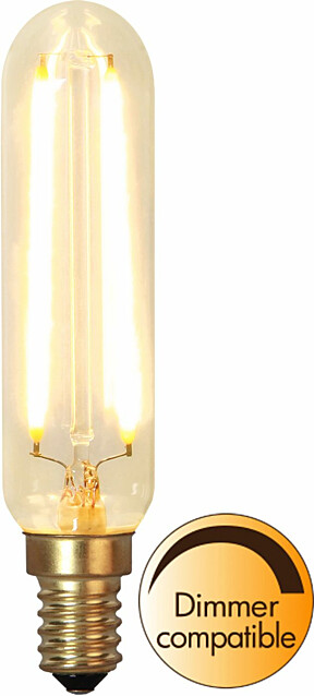 LED-lamppu Star Trading Soft Glow 352-44-1, Ø25x115mm, E14, kirkas, 2.5W, 2200K, 150lm