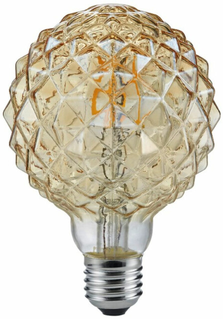 LED-lamppu Trio 904 E27, deco, filament, 4W, 320lm, 2700K, ruskea