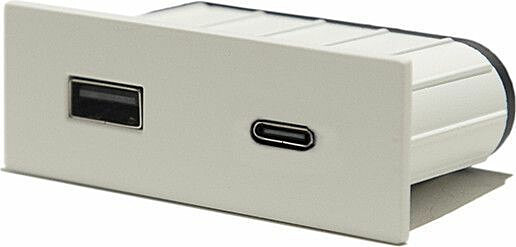 USB-pistorasia Limente PICK-3, suorakulmainen