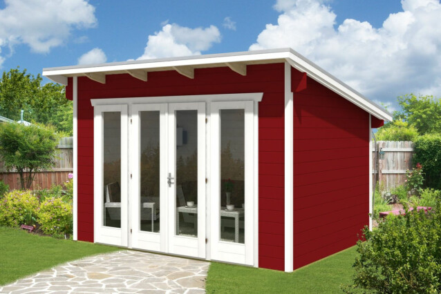 Vierasmaja Skan Holz Ostende 1 8,8m² punainen