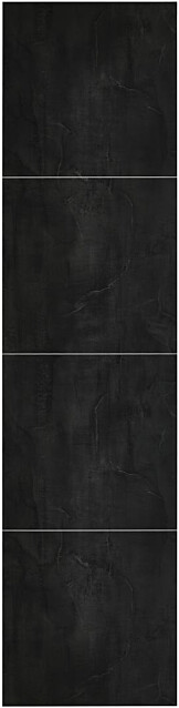 Märkätilalevy Berry Alloc Wall&Water Black Velvet Satin 600 x 600 mm:n kuviolla
