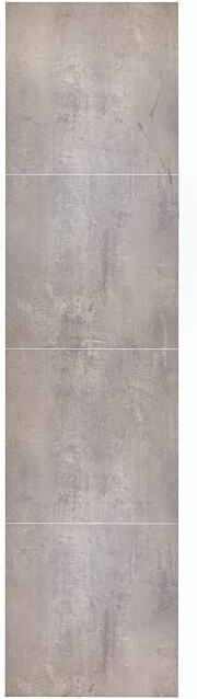 Märkätilalevy Berry Alloc Wall&Water Cement Satin 600 x 600 mm:n kuviolla