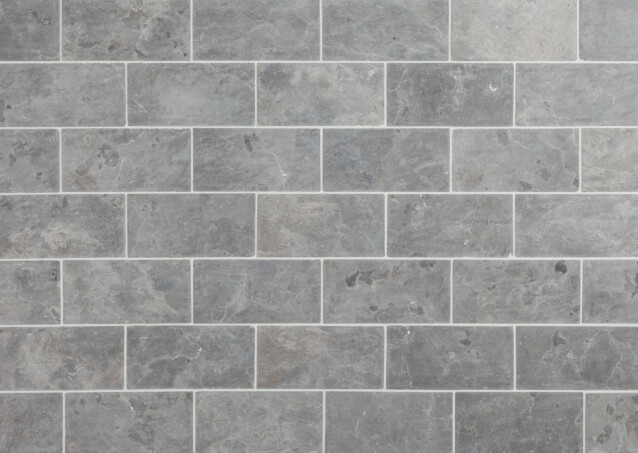 Marmorilaatta Qualitystone Light Grey Marble Tile 100x200 mm