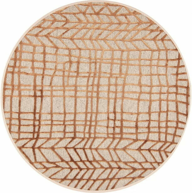 Matto VM Carpet Lastu mittatilaus pyöreä kupari