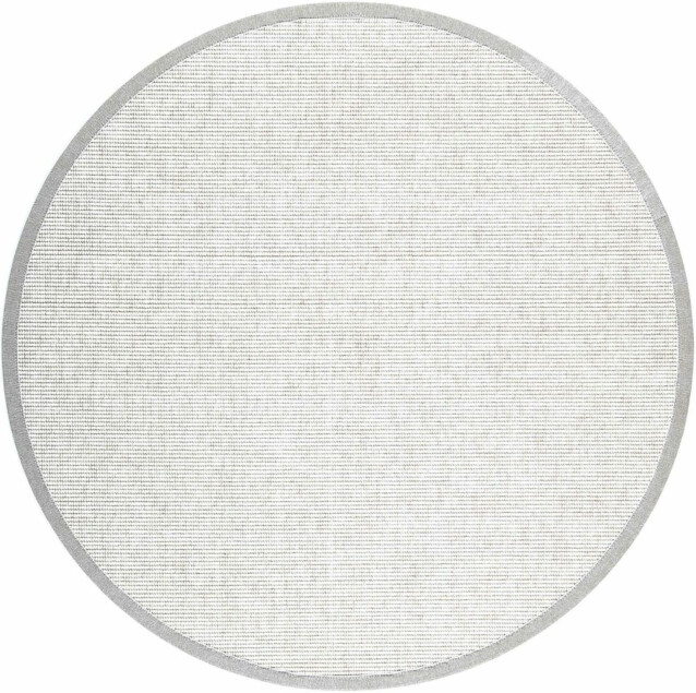 Matto VM Carpet Esmeralda mittatilaus pyöreä valkoinen