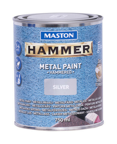 Metallimaali Maston Hammer Vasaralakka 750ml eri värivaihtoehtoja 