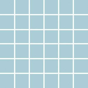 Mosaiikkilaatta Pukkila Pro Technic Color Pool Blue himmeä karhea 47x47 mm