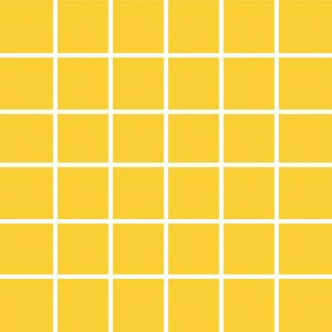 Mosaiikkilaatta Pukkila Pro Technic Color Yellow kiiltävä sileä 47x47 mm