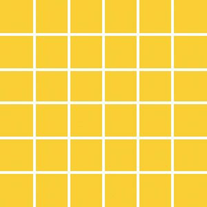 Mosaiikkilaatta Pukkila Pro Technic Color Yellow Matt himmeä sileä 47x47 mm