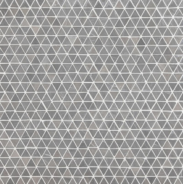 Mosaiikkilaatta Qualitystone Triangle Mini Light Grey 30x30x30 mm
