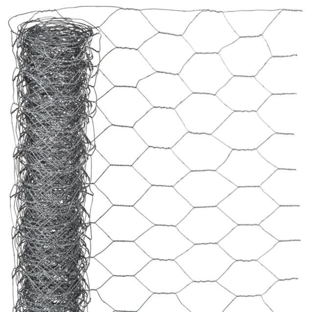 Nature Metalliverkko kuusikulmainen 1x10 m 25 mm galvanoitu teräs