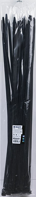 Nippuside Gelia 850x12.5mm UV-suojattu musta 50kpl