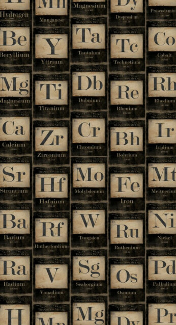Paneelitapetti Mindthegap Periodic Table of Elements 1,56x3 m