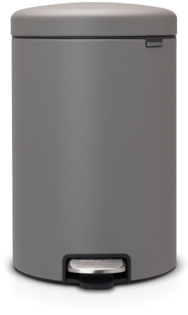 Poljinroska-astia Brabantia NewIcon 20 L, Mineral Concrete Grey