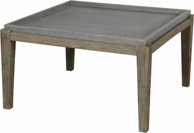 Pöytä Home4you Sandstone 83,5x83,5 cm harmaa/ruskea