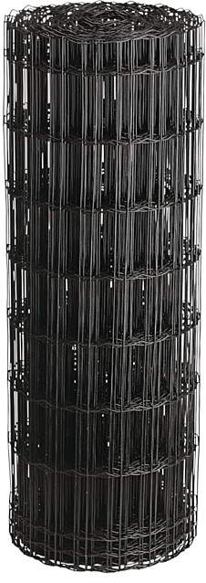 Puutarha-aita Hortus, 5x10cm, 1.2x25m, 0% PVC, musta