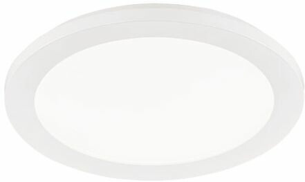 Pyöreä LED-plafondi Trio Camillus, Ø26 cm, valkoinen, IP44