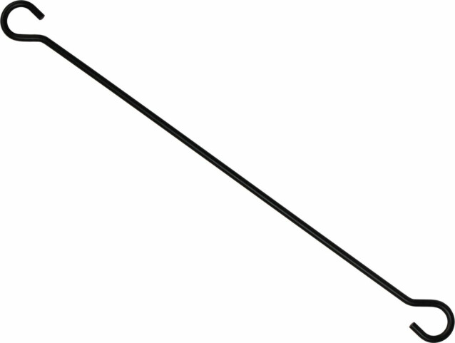 Ripustuskoukku Pisla, 40cm, musta