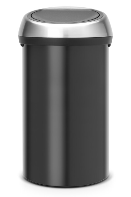 Roska-astia Brabantia Touch Bin 60 L Matt Black/FPP-teräskansi