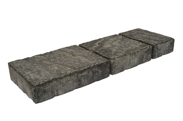 Pihakivisarja Rudus Torino-kivet, 60mm, antiikkipinta, musta