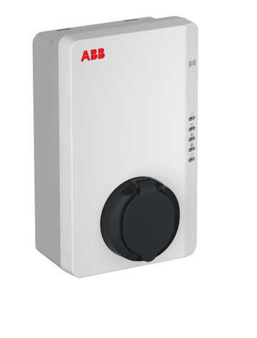 Sähköauton latauslaite ABB Terra AC W22-T-R-0 type2 rasialla max. 22 kW (3x32A) RFID