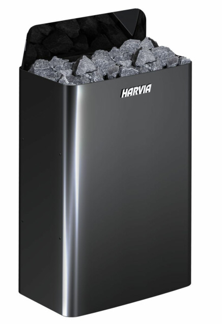 Sähkökiuas Harvia The Wall SW80E Black Steel 9 kW 8-14 m³ erillinen ohjaus