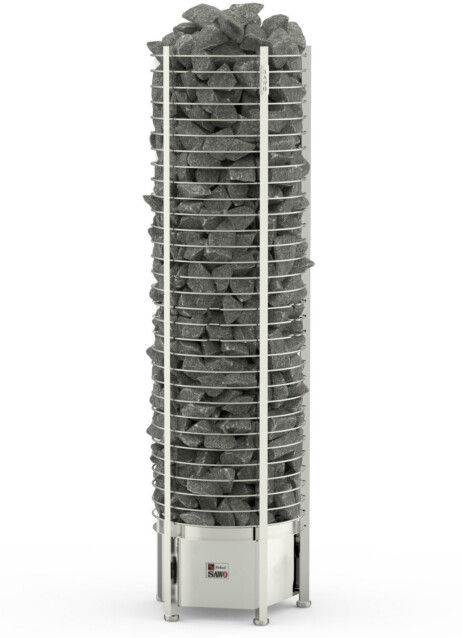 Sähkökiuas Sawo Round Tower 9kW (8-15 m³) erillinen ohjauskeskus