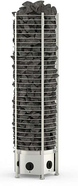 Sähkökiuas Sawo Round Tower 8 kW (7-14 m³) kiinteä ohjauskeskus