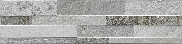 Seinälaatta Laattapiste LPC Murales MRL matta kohokuvioinen harmaa 61x15cm