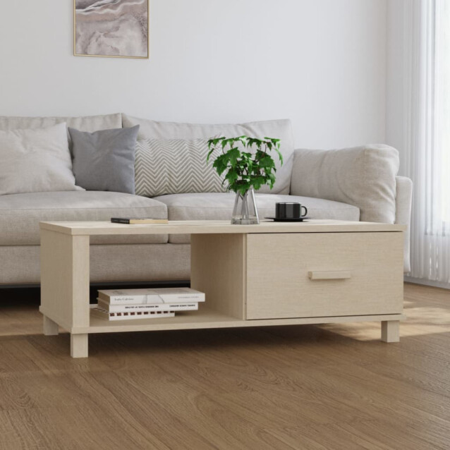 Sohvapöytä Hamar 100x55x35 cm mänty hunajanruskea