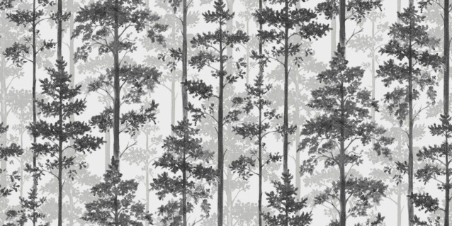 Tapetti Engblad & Co Graphic World, Pine 8827, 0.53x10.05m, harmaa/valkoinen