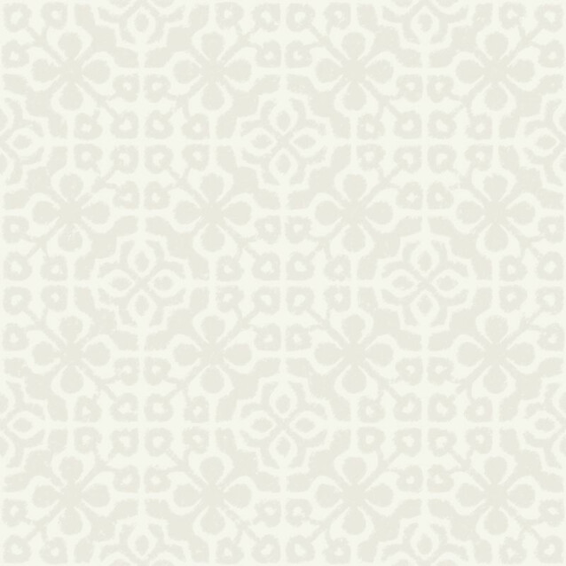Tapetti Azulejos Tiles 128041 0,53x10,05 m valkoinen/helmiäishopea non-woven