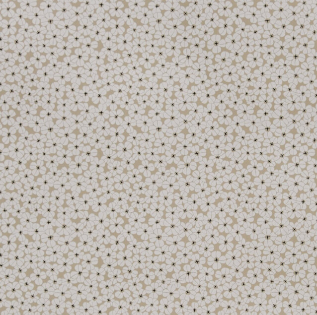Tapetti Långelid/Von Brömssen Flower shower beige 0,53x10,05 m non-woven