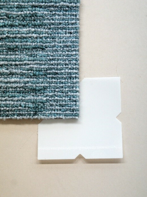 Tekstiililaatan tarrapala Forbo Tessera In-touch Smart Tac 7,5x7,5 cm 100 kpl valkoinen