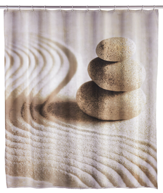 Tekstiilisuihkuverho Wenko Sand and Stone