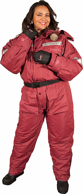 Naisten talvihaalari DePaul Design ThermoMate Plus Lady punainen