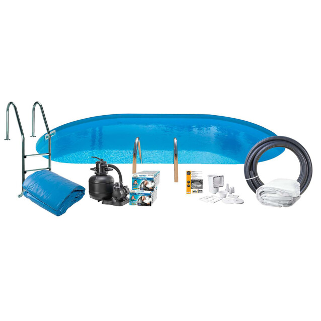 Uima-allaspaketti Swim & Fun Basic InGround 120, 700 x 320 cm upotettava