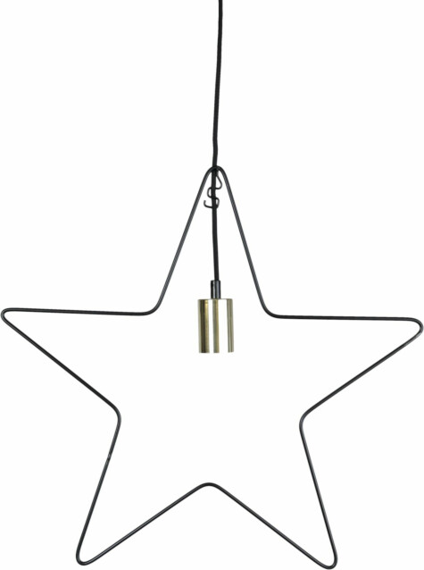Valotähti Star Trading Ramsvik, 52x50 cm, musta