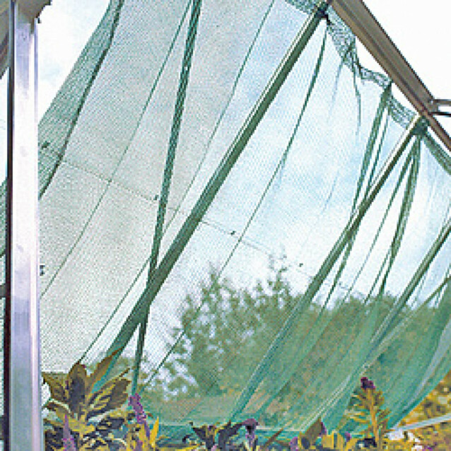 Varjostusverkko kasvihuoneeseen 183x259 cm vihreä sis. kiinnikkeet
