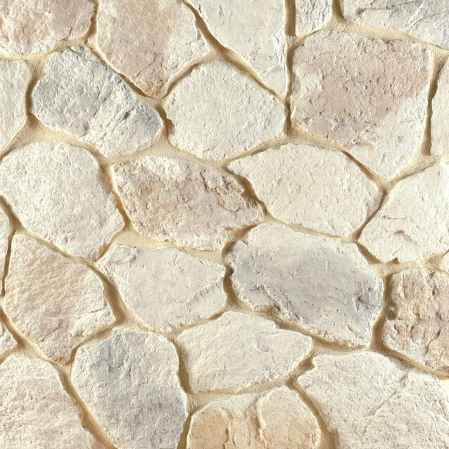 Verhoilukivi Mathios Stone Fieldstone Cream