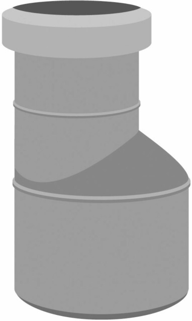Viemärin supistusyhde Meltex, HT, Ø50/32 mm, valkoinen