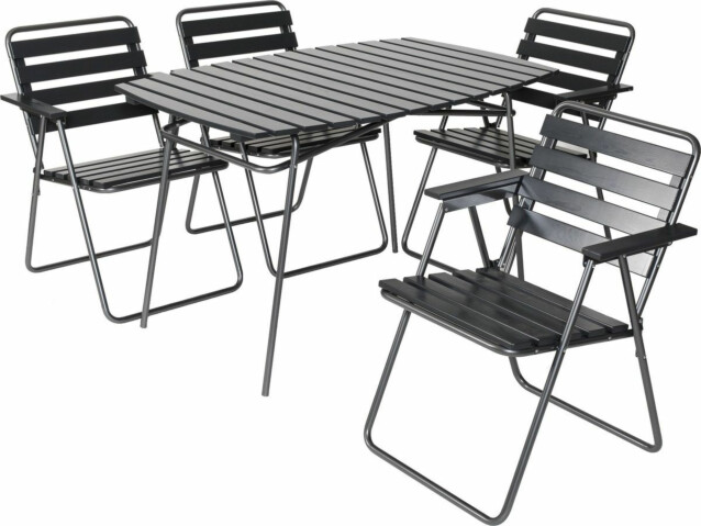 Pöytäryhmä Varax Retro, 403 pöytä + 4 kpl 305 tuoleja