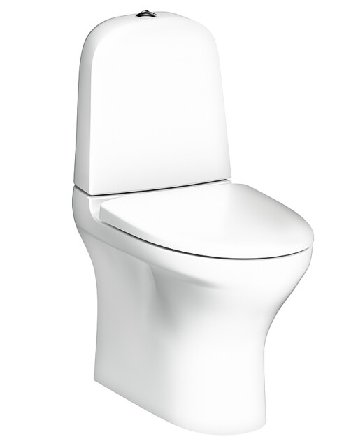 WC-istuin Gustavsberg Estetic 8300 piilo S/P-lukko, Hygienic Flush, C+, mattavalkoinen